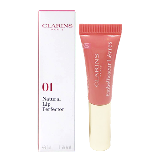Clarins Natural Lip Perfector 5ml #01 Rose Shimmer
